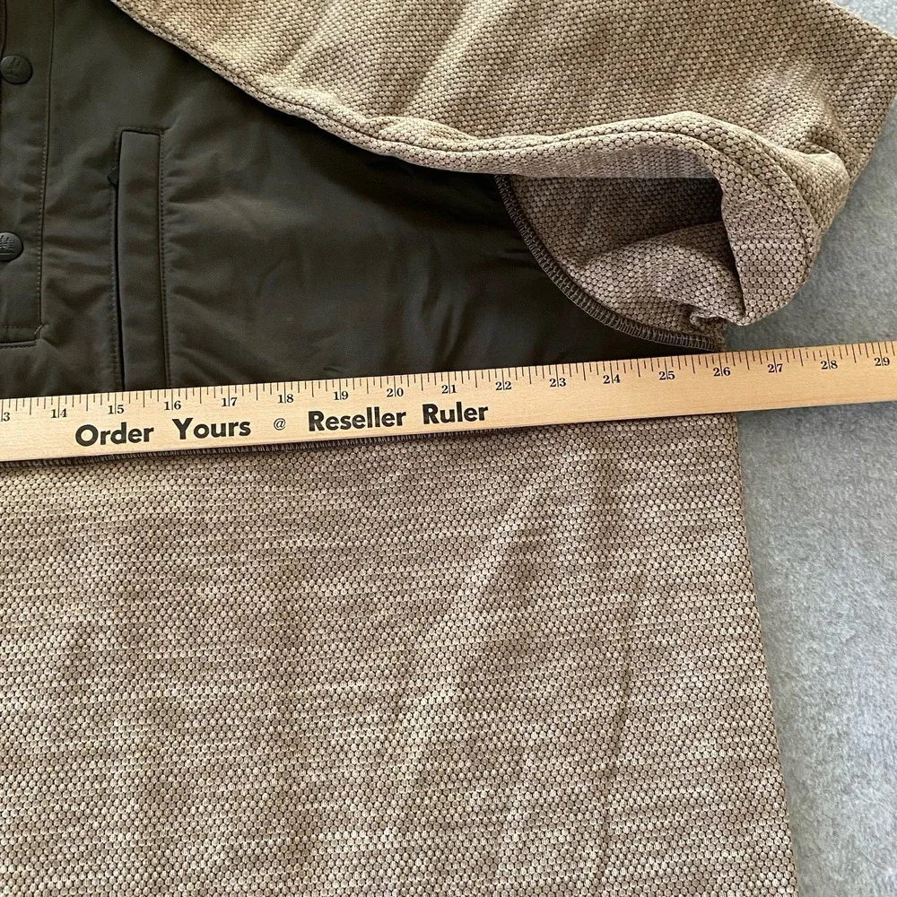 G.H. Bass Jacket Men's XXL Brown Tan Workwear Pullover Sweatshirt Camp Outdoors‎